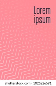 Minimalistic cover template set with gradients