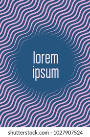 Minimalistic cover template set with gradients