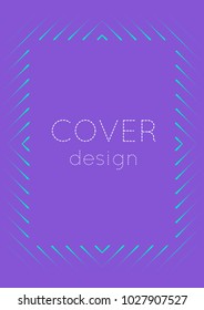 Minimalistic cover template set with gradients