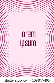 Minimalistic cover template set with gradients