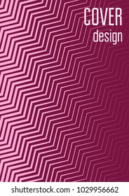 Minimalistic cover template set with gradients