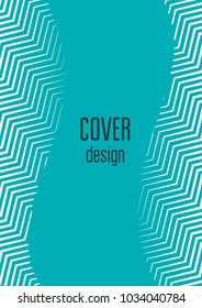 Minimalistic cover template set with gradients