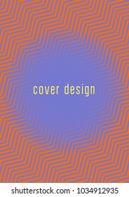 Minimalistic cover template set with gradients