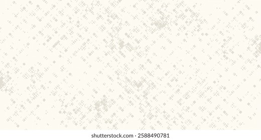 Minimalistic craft paper background. Beige craft texture with small noise and dots in ecru color. Classic simple texture. Vector illustration