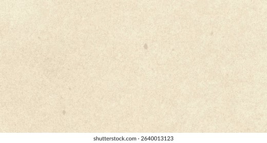 Minimalistic craft paper background. Beige craft texture with small noise and dots in ecru color. 
