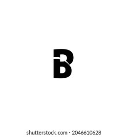 minimalistic creative design DB initials logo