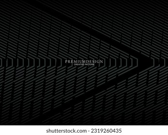 Minimalistische dunkle Premium abstrakte Hintergrund mit luxuriösen geometrischen Elementen. Exklusives Bildschirmhintergrund-Design für Poster, Flyer, Präsentationen, Websites usw.