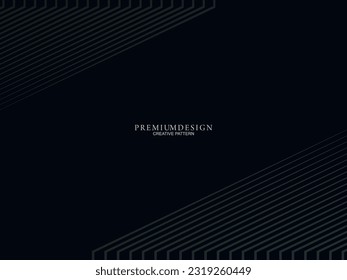 Minimalistic dark premium abstract background with luxury geometric elements. Exclusive wallpaper design for posters, flyers, presentations, websites, etc.