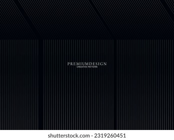 Minimalistic dark premium abstract background with luxury geometric elements. Exclusive wallpaper design for posters, flyers, presentations, websites, etc.