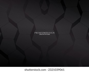 Minimalistic dark premium abstract background with luxury geometric elements. Exclusive wallpaper design for posters, flyers, presentations, websites, etc.