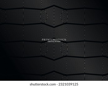 Minimalistische dunkle Premium abstrakte Hintergrund mit luxuriösen geometrischen Elementen. Exklusives Bildschirmhintergrund-Design für Poster, Flyer, Präsentationen, Websites usw.