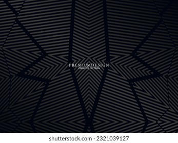Minimalistische dunkle Premium abstrakte Hintergrund mit luxuriösen geometrischen Elementen. Exklusives Bildschirmhintergrund-Design für Poster, Flyer, Präsentationen, Websites usw.