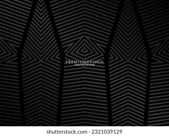 Minimalistic dark premium abstract background with luxury geometric elements. Exclusive wallpaper design for posters, flyers, presentations, websites, etc.