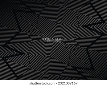 Minimalistic dark premium abstract background with luxury geometric elements. Exclusive wallpaper design for posters, flyers, presentations, websites, etc.