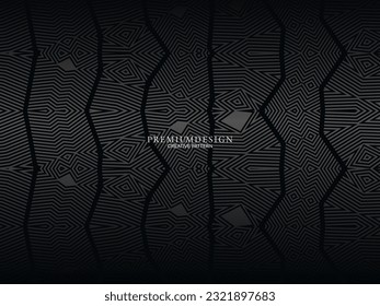 Minimalistic dark premium abstract background with luxury geometric elements. Exclusive wallpaper design for posters, flyers, presentations, websites, etc.