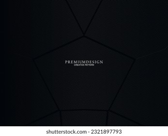 Minimalistic dark premium abstract background with luxury geometric elements. Exclusive wallpaper design for posters, flyers, presentations, websites, etc.