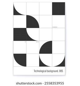 Minimalistic Data Design. Abstract Geometric Exploration. Tech Patterns.