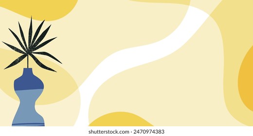  The minimalistic design and bold colors create a dynamic and eye-catching composition.