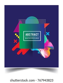 Minimalistic design, creative concept Abstract geometric pattern design and colorful background. Applicable for placards, brochures, posters, covers and banners.