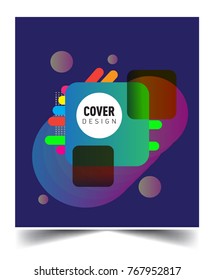 Minimalistic design, creative concept Abstract geometric pattern design and colorful background. Applicable for placards, brochures, posters, covers and banners.
