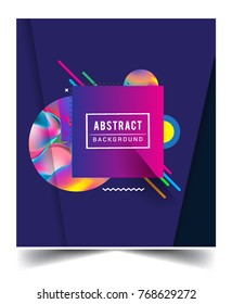 Minimalistic design, creative concept Abstract geometric pattern design and colorful background. Applicable for placards, brochures, posters, covers and banners.