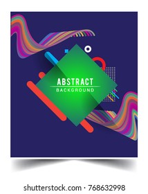 Minimalistic design, creative concept Abstract geometric pattern design and colorful background. Applicable for placards, brochures, posters, covers and banners.
