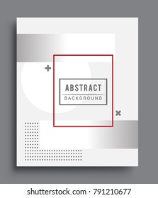 Minimalistic design, creative concept Abstract geometric pattern design black and white color background. Applicable for placards, brochures, posters, covers and banners.