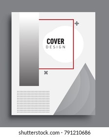 Minimalistic design, creative concept Abstract geometric pattern design black and white color background. Applicable for placards, brochures, posters, covers and banners.