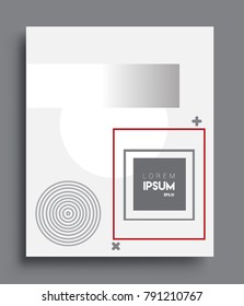Minimalistic design, creative concept Abstract geometric pattern design black and white color background. Applicable for placards, brochures, posters, covers and banners.