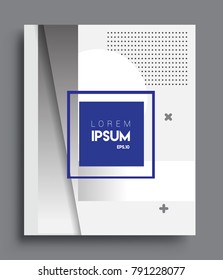 Minimalistic design, creative concept Abstract geometric pattern design black and white color background. Applicable for placards, brochures, posters, covers and banners.