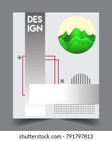 Minimalistic design, creative concept Abstract geometric design, Memphis pattern and colorful background. Applicable for placards, brochures, posters, covers and banners.