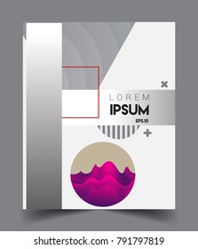Minimalistic design, creative concept Abstract geometric design, Memphis pattern and colorful background. Applicable for placards, brochures, posters, covers and banners.