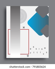 Minimalistic design, creative concept Abstract geometric design, Memphis pattern and colorful background. Applicable for placards, brochures, posters, covers and banners.