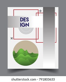 Minimalistic design, creative concept Abstract geometric design, Memphis pattern and colorful background. Applicable for placards, brochures, posters, covers and banners.