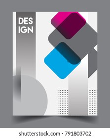 Minimalistic design, creative concept Abstract geometric design, Memphis pattern and colorful background. Applicable for placards, brochures, posters, covers and banners.