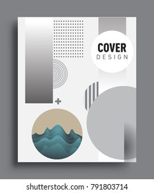 Minimalistic design, creative concept Abstract geometric design, Memphis pattern and colorful background. Applicable for placards, brochures, posters, covers and banners.