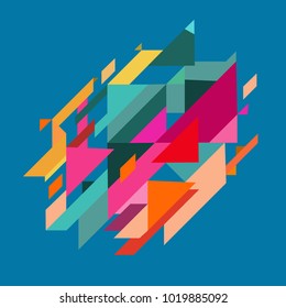 Minimalistic design, creative concept, modern diagonal abstract background Geometric element.
