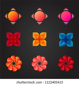 Minimalistic design, creative concept, modern diagonal abstract shapes. vector-stock illustration