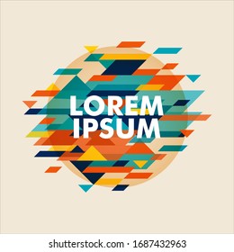 Minimalistic design, creative concept, modern diagonal abstract background. Geometric element. vector-stock illustration