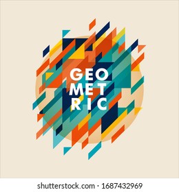 Minimalistic design, creative concept, modern diagonal abstract background. Geometric element. vector-stock illustration