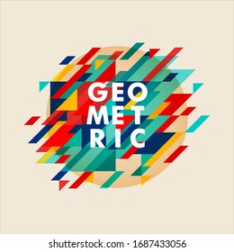 Minimalistic design, creative concept, modern diagonal abstract background. Geometric element. vector-stock illustration