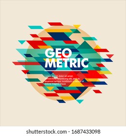 Minimalistic design, creative concept, modern diagonal abstract background. Geometric element. vector-stock illustration
