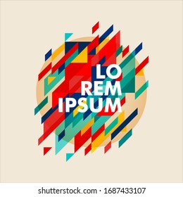 Minimalistic design, creative concept, modern diagonal abstract background. Geometric element. vector-stock illustration