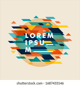 Minimalistic design, creative concept, modern diagonal abstract background. Geometric element. vector-stock illustration