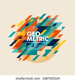 Minimalistic design, creative concept, modern diagonal abstract background. Geometric element. vector-stock illustration