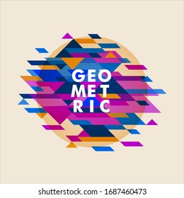 Minimalistic design, creative concept, modern diagonal abstract background. Geometric element. vector-stock illustration