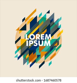 Minimalistic design, creative concept, modern diagonal abstract background. Geometric element. vector-stock illustration