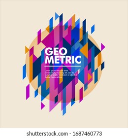 Minimalistic design, creative concept, modern diagonal abstract background. Geometric element. vector-stock illustration