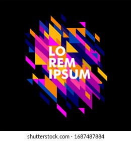 Minimalistic design, creative concept, modern diagonal abstract background. Geometric element. vector-stock illustration
