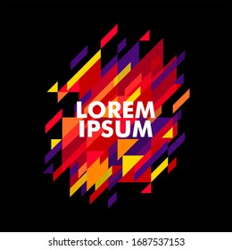 Minimalistic design, creative concept, modern diagonal abstract background. Geometric element. vector-stock illustration